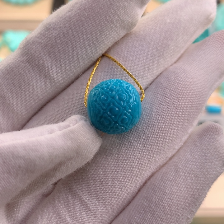 绿松石珠宝奇石未镶嵌苏*三