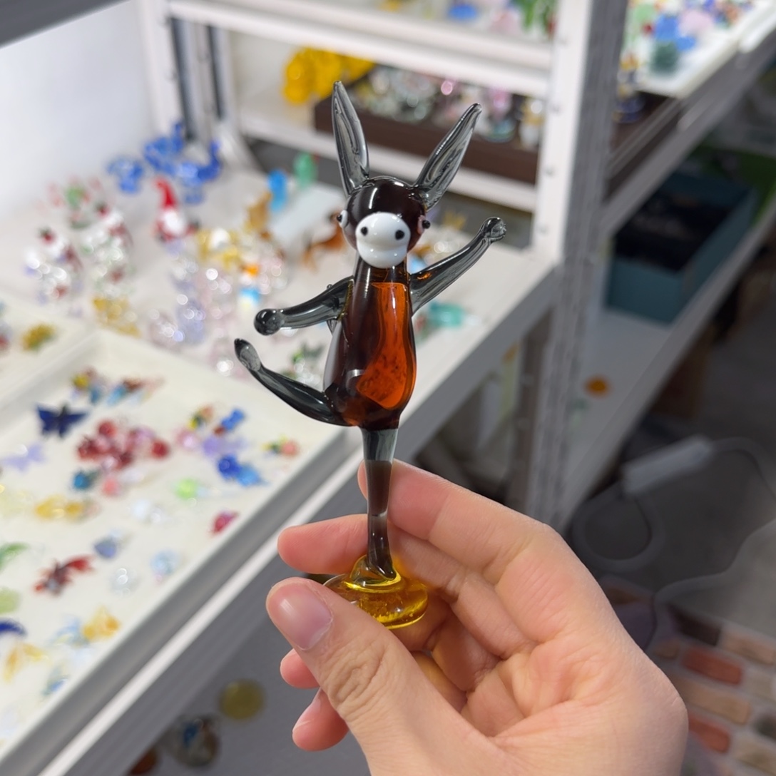 琉璃手工艺品功夫驴