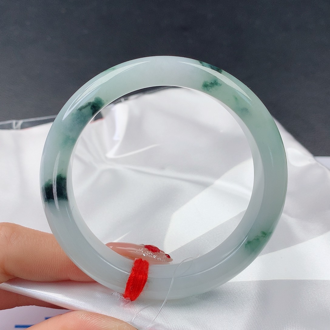 翡翠手镯未镶嵌99正55.7