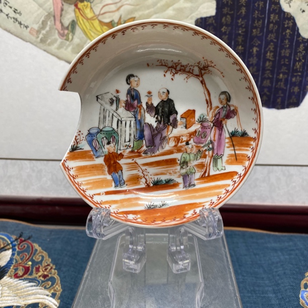 清乾隆满大人人故事盘76/古玩/KC20241220018