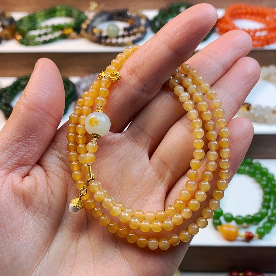 【闪购商品】和田玉手串未镶嵌