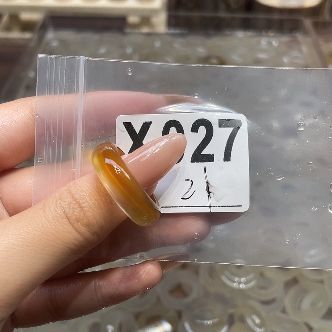 玛瑙/玉髓未镶嵌戒指027