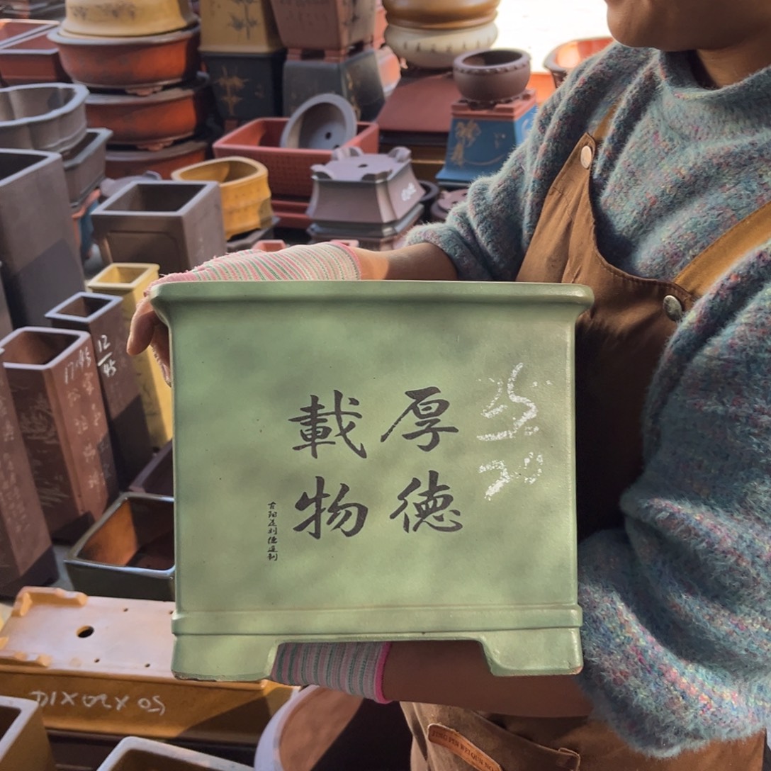 紫砂花盆盆景艺术