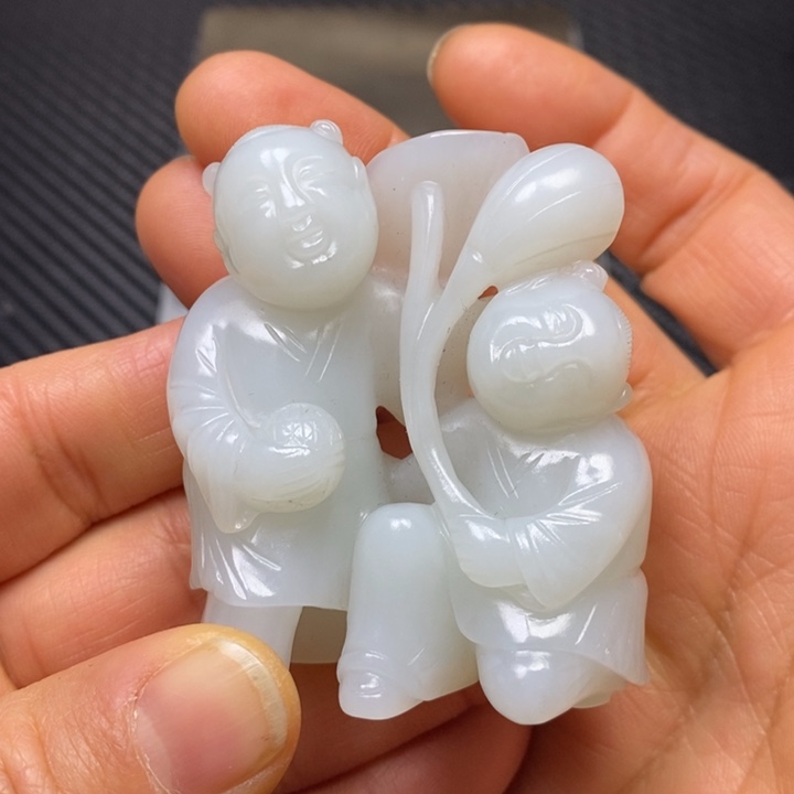 和田玉挂件未镶嵌影*