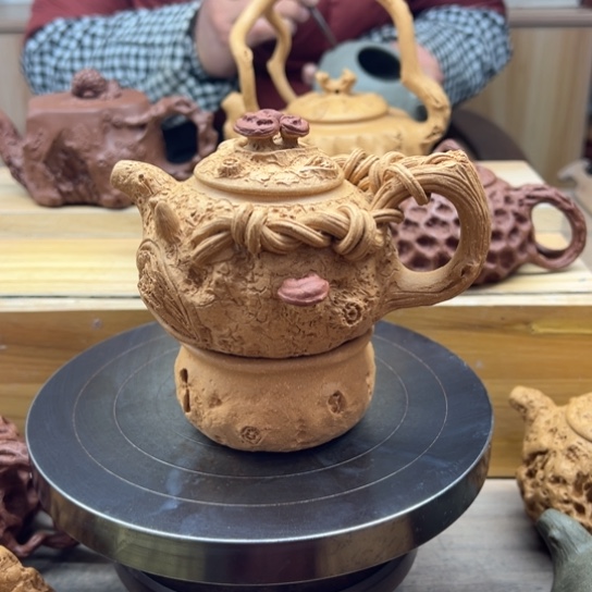 紫砂茶壶全手工制作