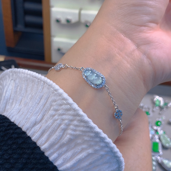 翡翠未镶嵌手链手链