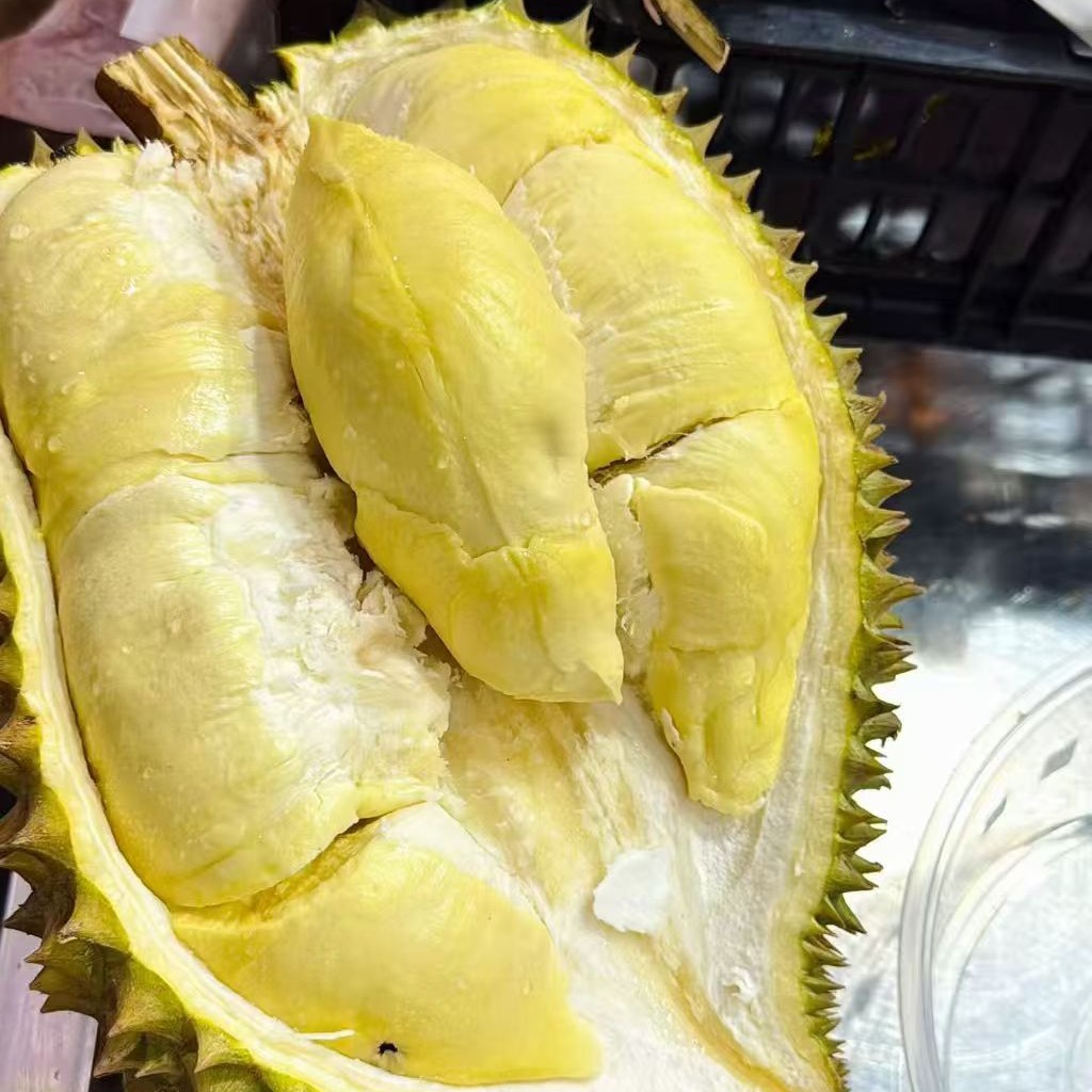 越南金枕鲜榴莲核小整果带壳 一果一重金枕泰国越南