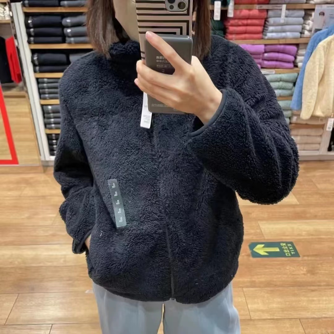 91703加厚百搭毛毛外套（不分拉链头