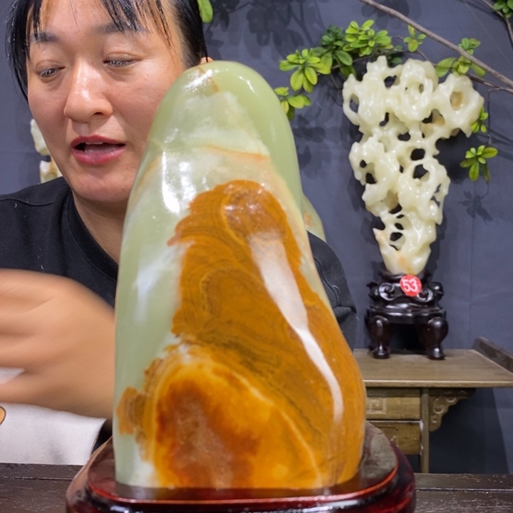 石材精品古青石摆件