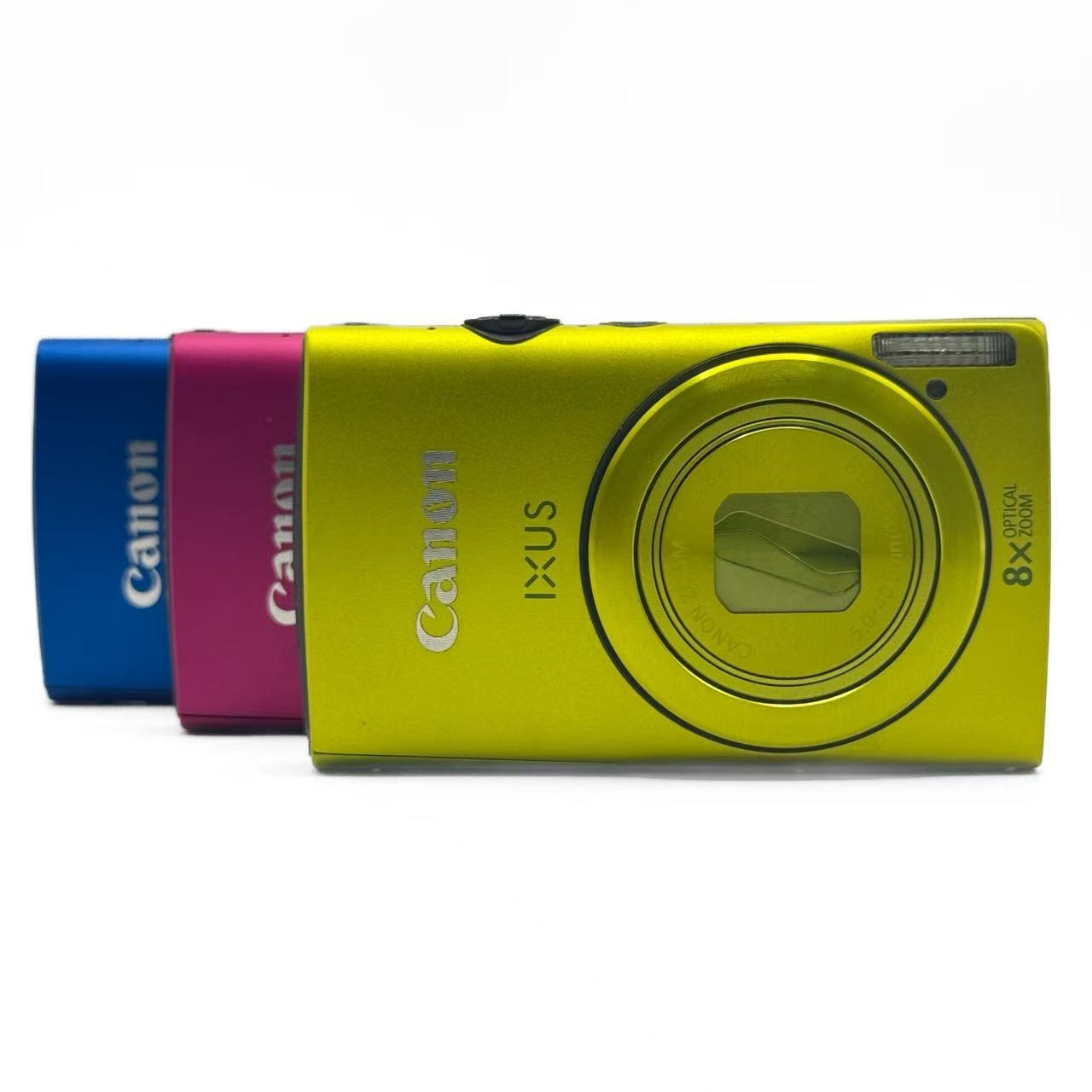 95新 Canon/佳能 佳能IXUS230 清冷粉白皮 带实况功能 1210万像素