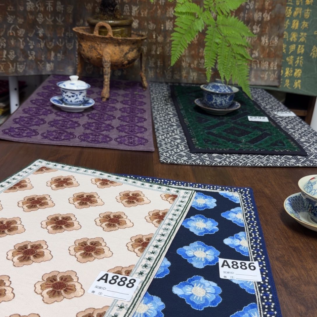 4 都是一张价格三十六纺茶垫