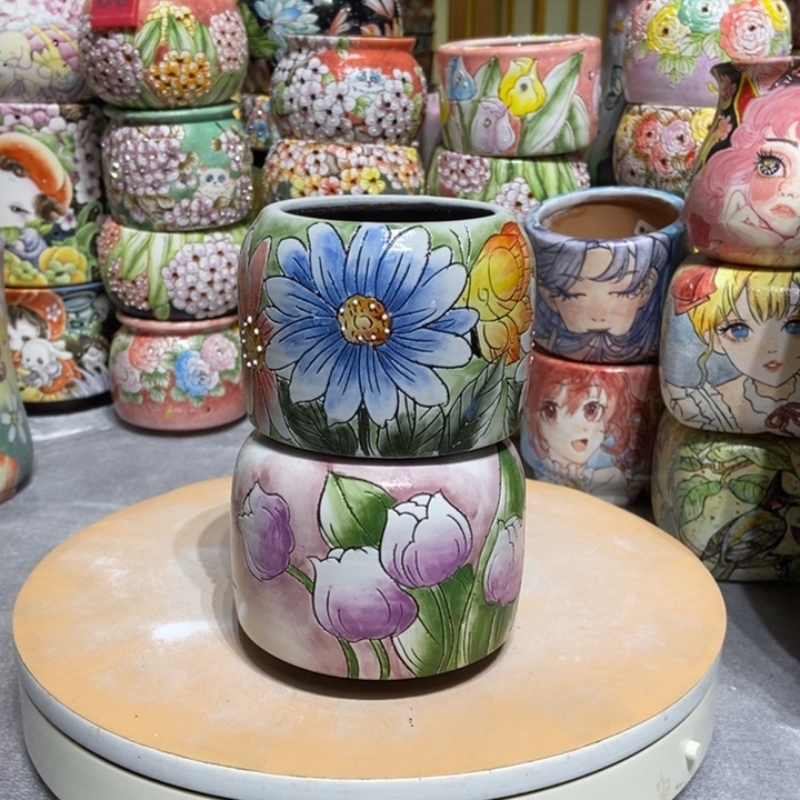 景德镇艺术手绘作品