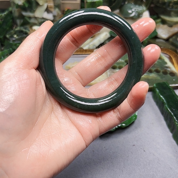 和田玉珠宝半成品未镶嵌