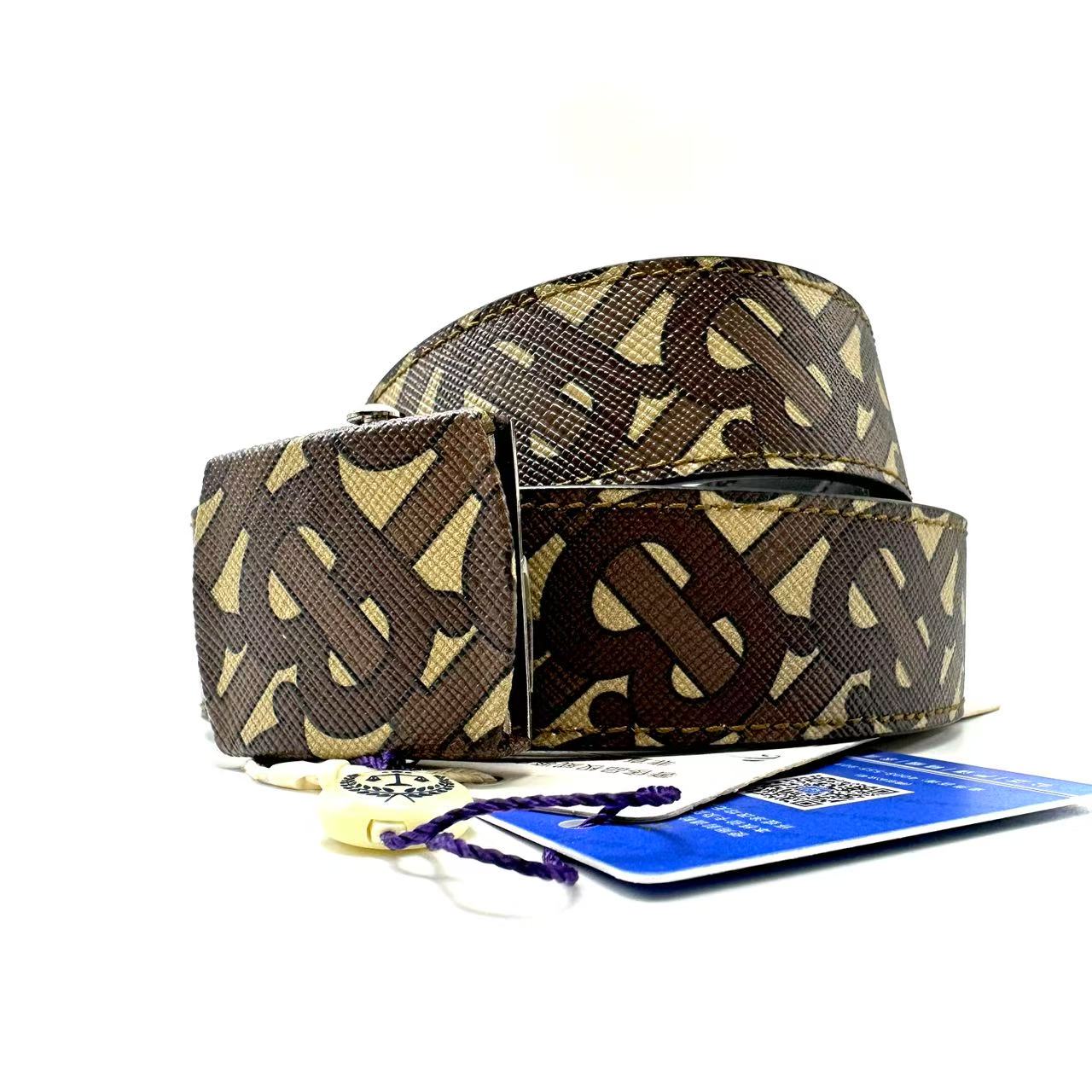 未使用 BURBERRY/博柏利 巴宝莉TB老花腰带/Y32