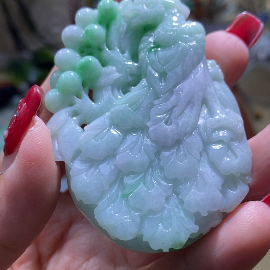 【闪购商品】翡翠颈饰未镶嵌凤凰