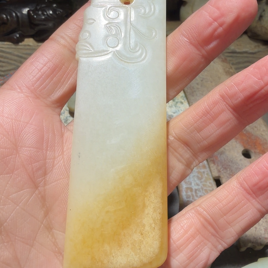 慧***和和田玉未镶嵌挂件