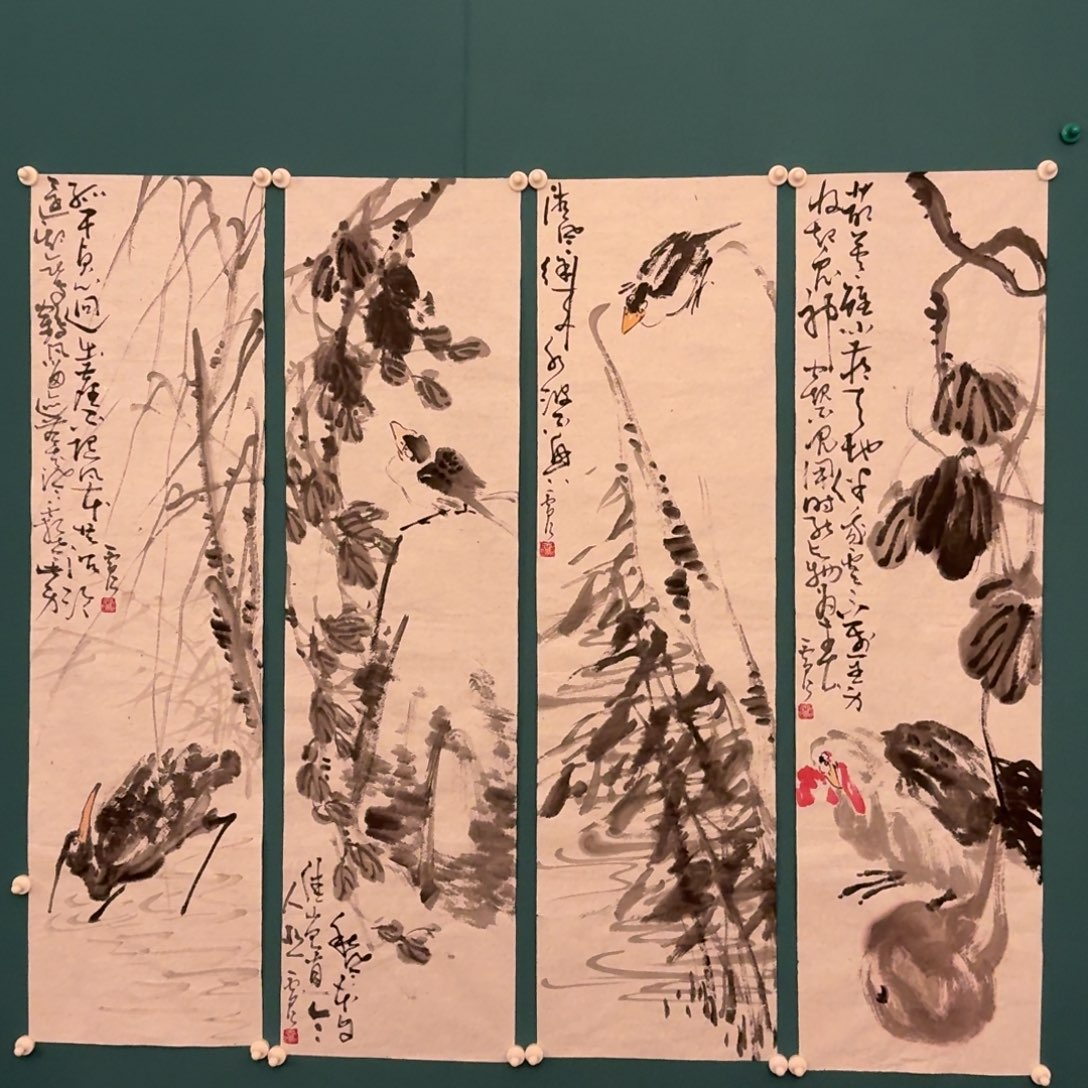 国画雷公老师画作画作