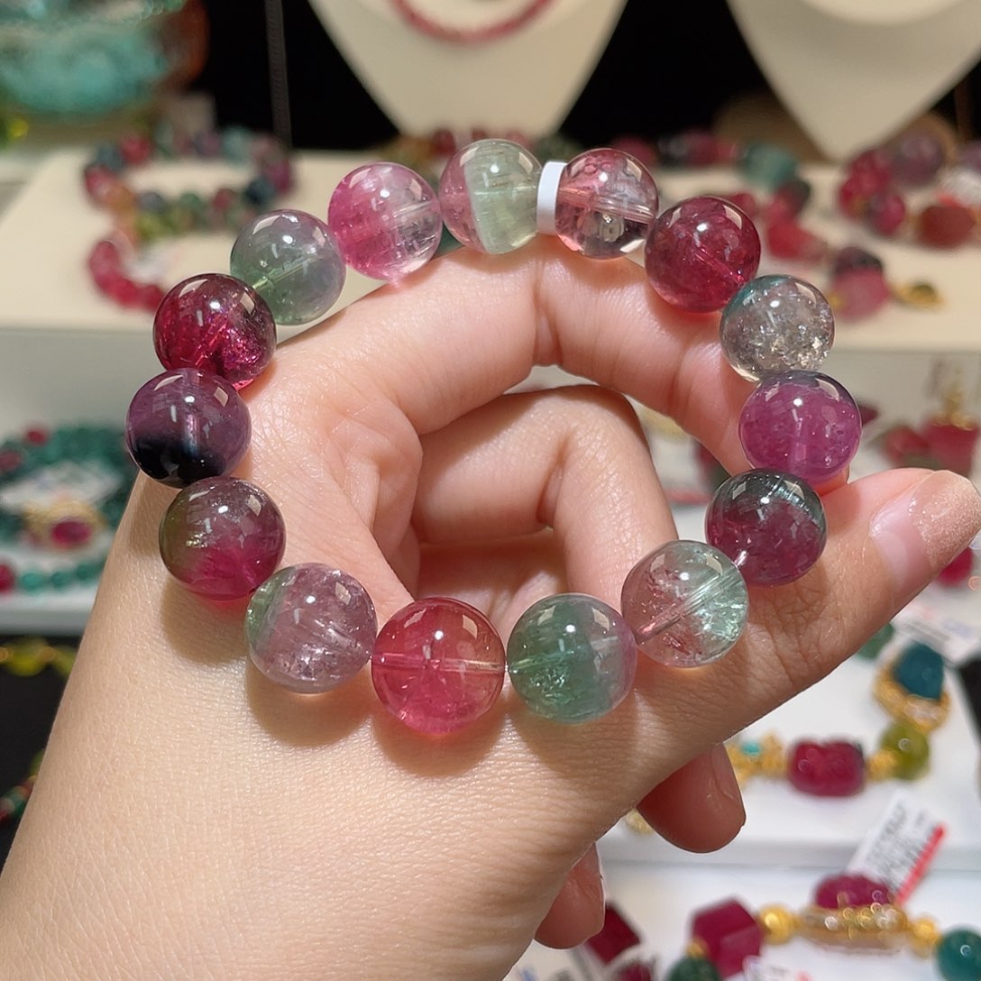 碧玺手链未镶嵌碧玺手链