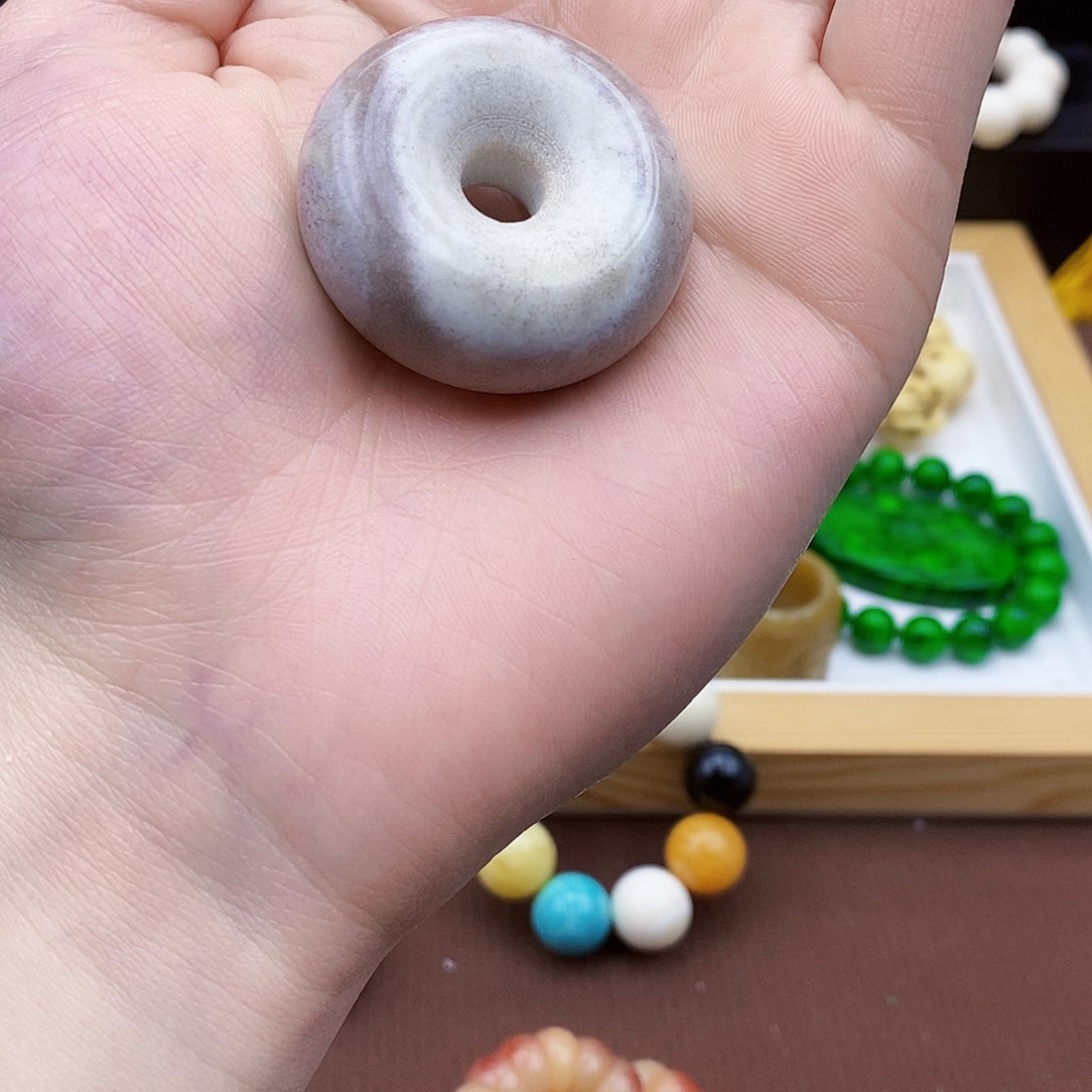 驼骨手串/手链39×16mm紫皮鹿角骨