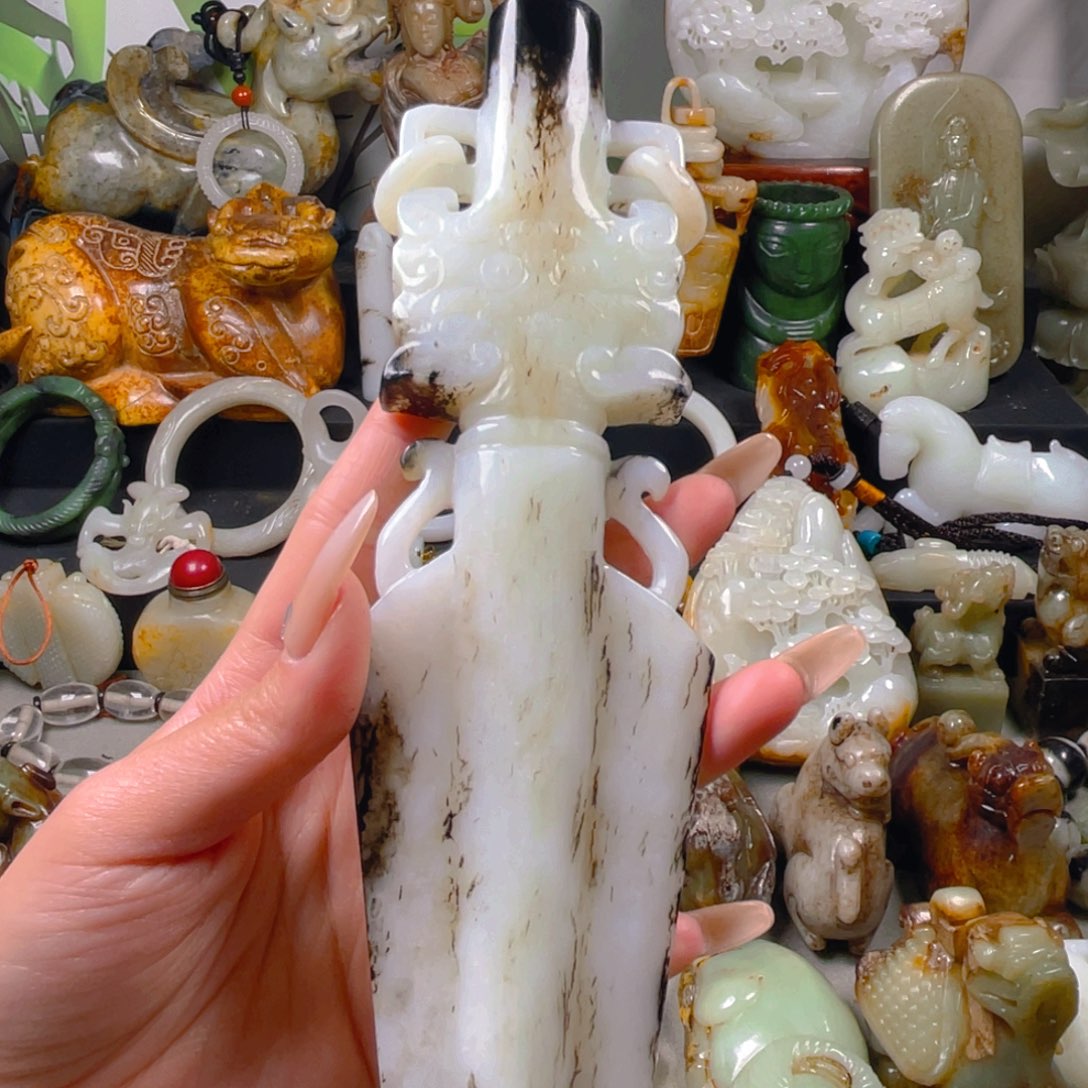 和田玉挂件未镶嵌F*L