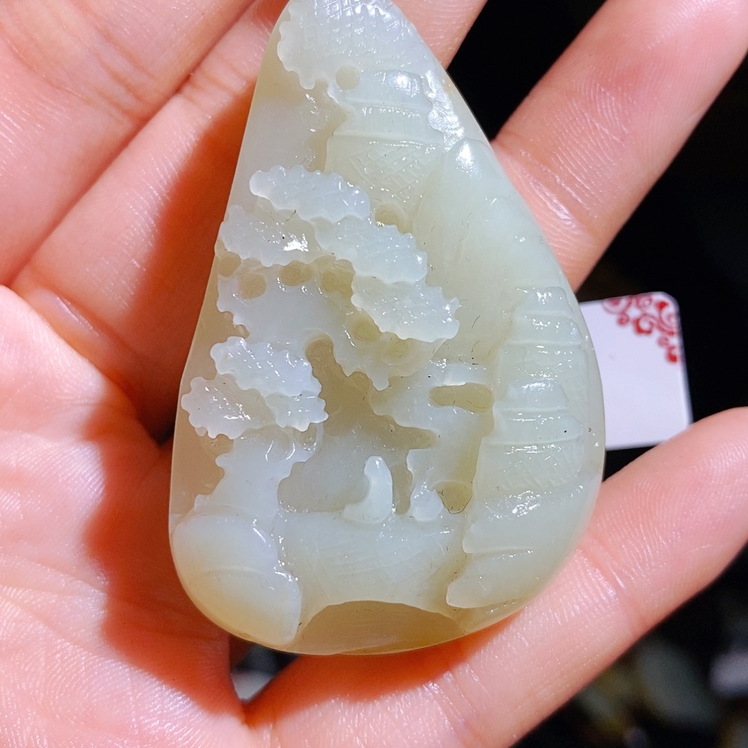 和田玉颈饰未镶嵌