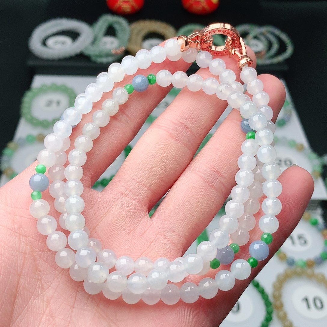 翡翠手串未镶嵌翡翠