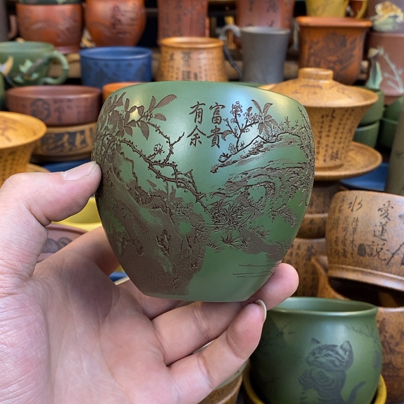 【闪购商品】紫砂杯子宜兴全手工紫砂杯