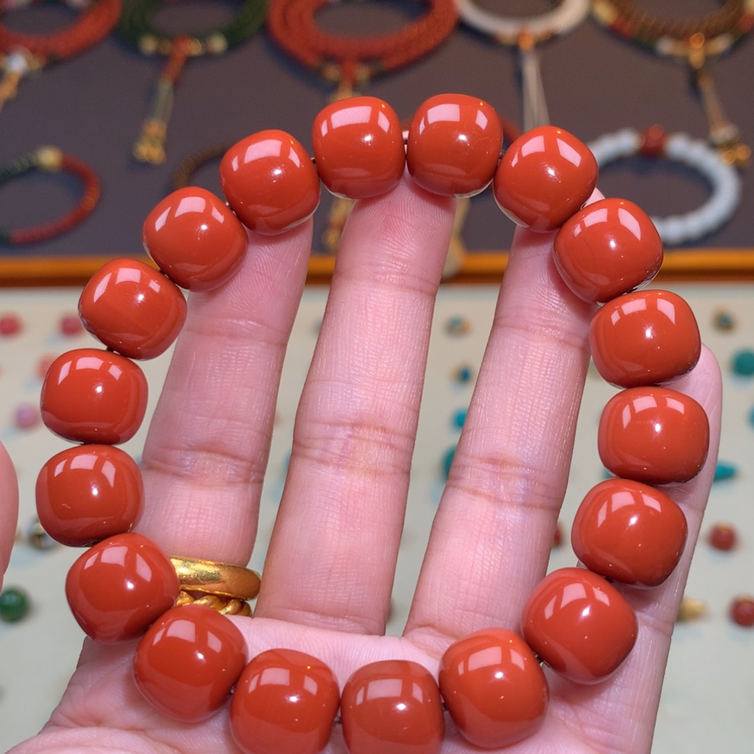 南红玛瑙未镶嵌颈饰