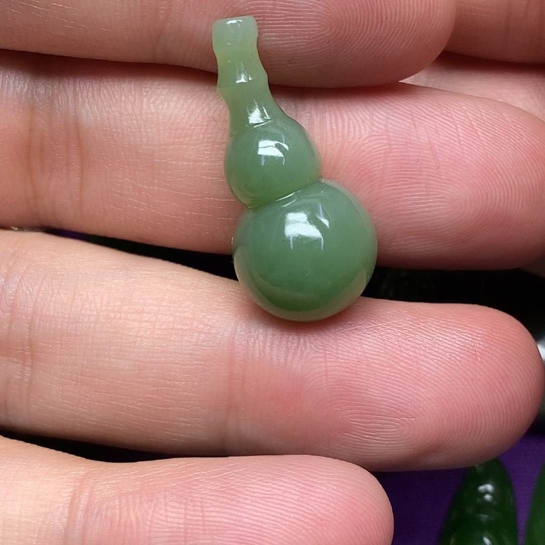 和田玉（碧玉）未镶嵌吊坠(不含链)