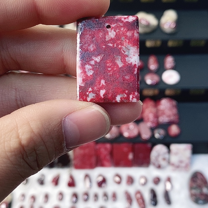 天然辰砂天然朱砂无事牌18