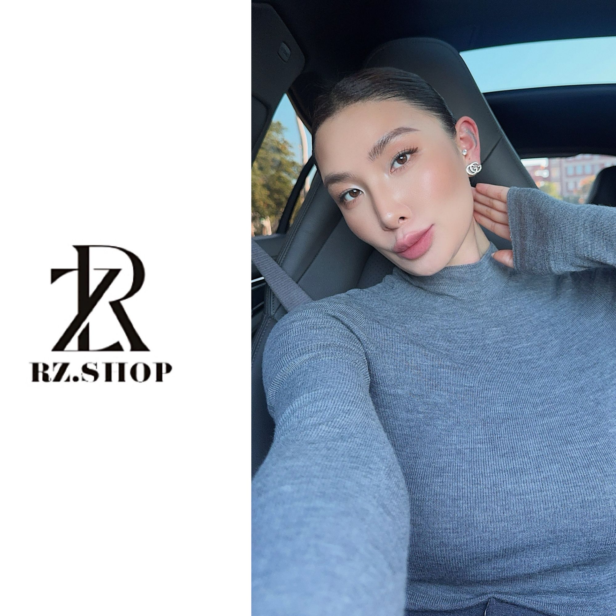 RZ定制款两色复古秋冬百搭半领羊毛衫