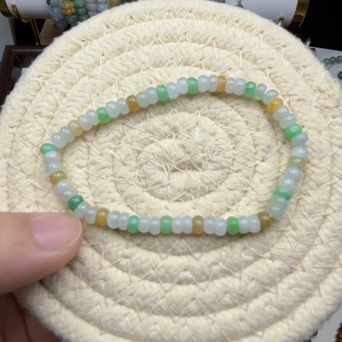未镶嵌手链翡翠翡翠