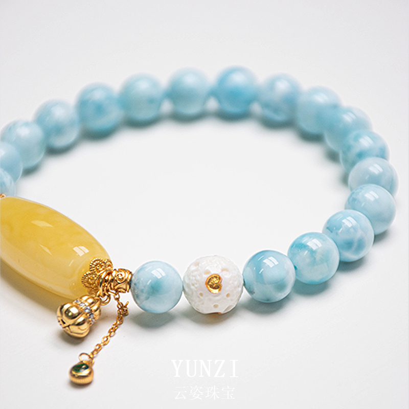 海纹石设计款手串 产品多样性发一（YMJ1007)