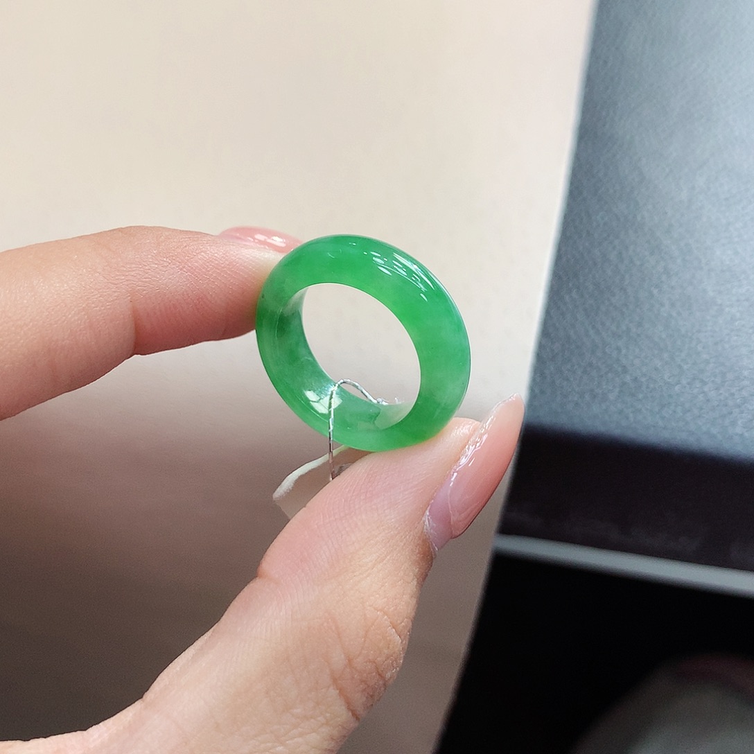 未镶嵌戒圈翡翠8号