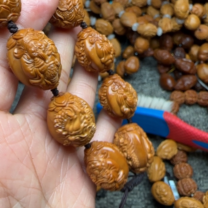 橄榄核吊坠橄榄菜洗干净后