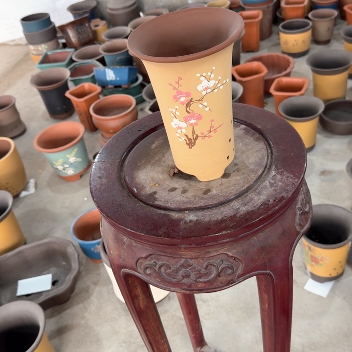 紫砂紫砂花盆20*15