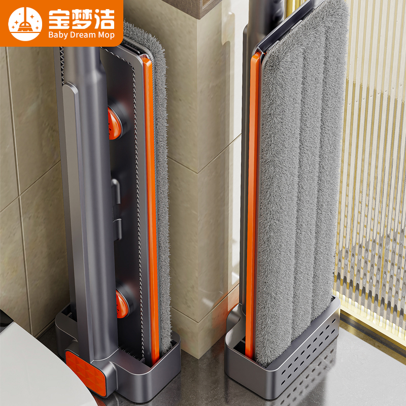 免手洗平板拖把家用一拖净干湿两用室内木地板易清洗拖布大号吸水