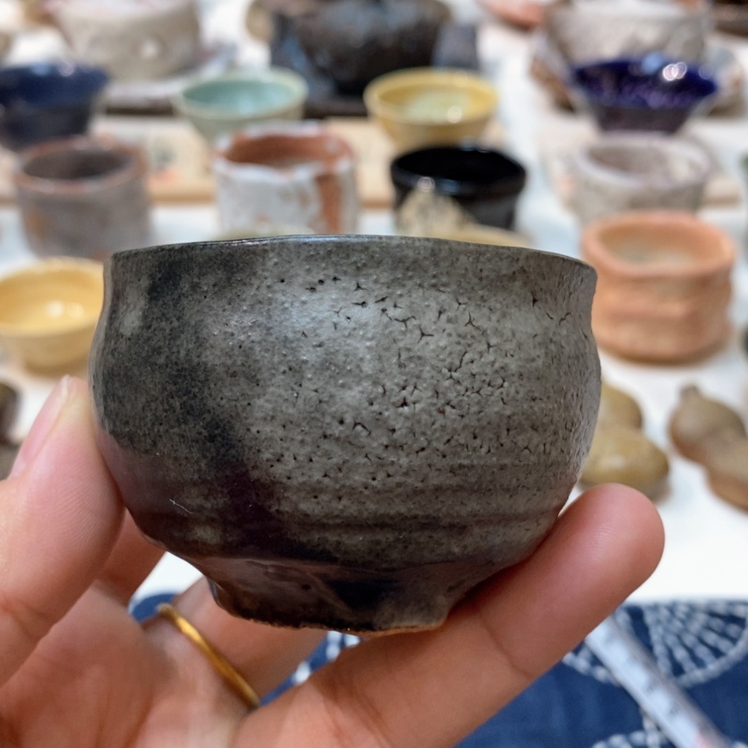 柴烧侘寂粗陶茶具