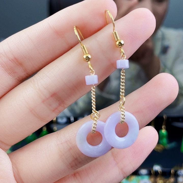 翡翠耳饰未镶嵌饰品