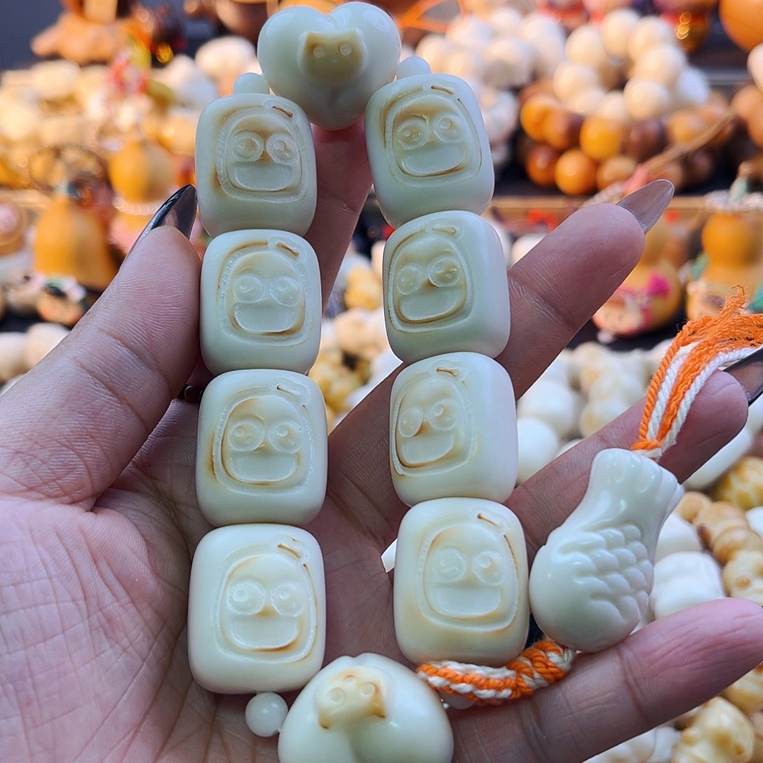 手串菩提根/象牙果甜蜜双排