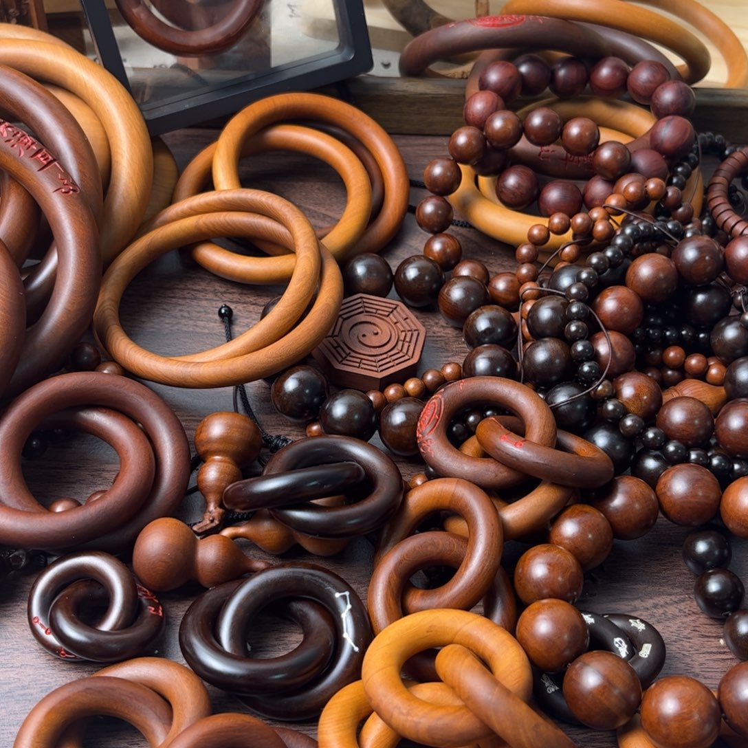 记***饭手串/手链橄榄核牌子老料枣木