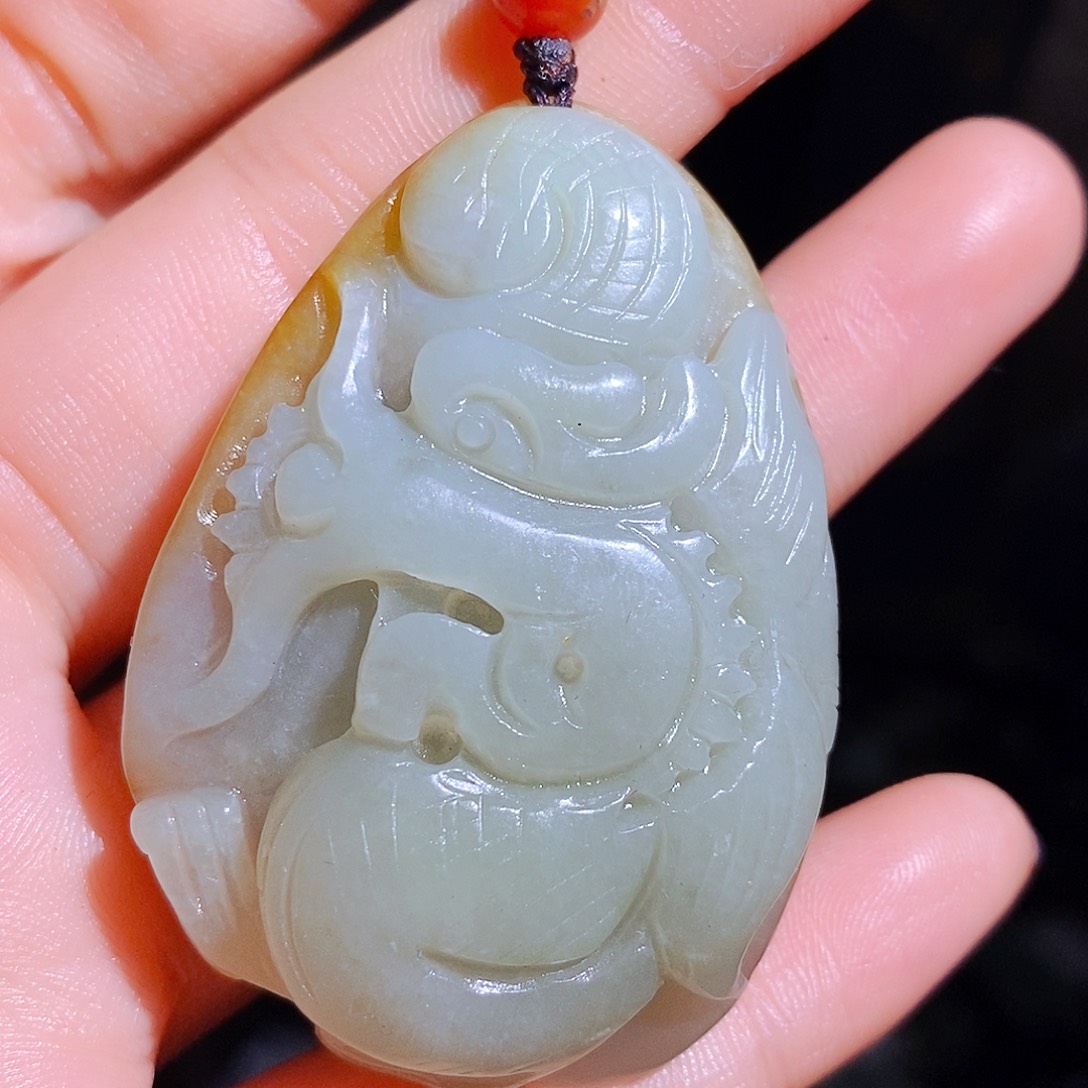 和田玉颈饰未镶嵌