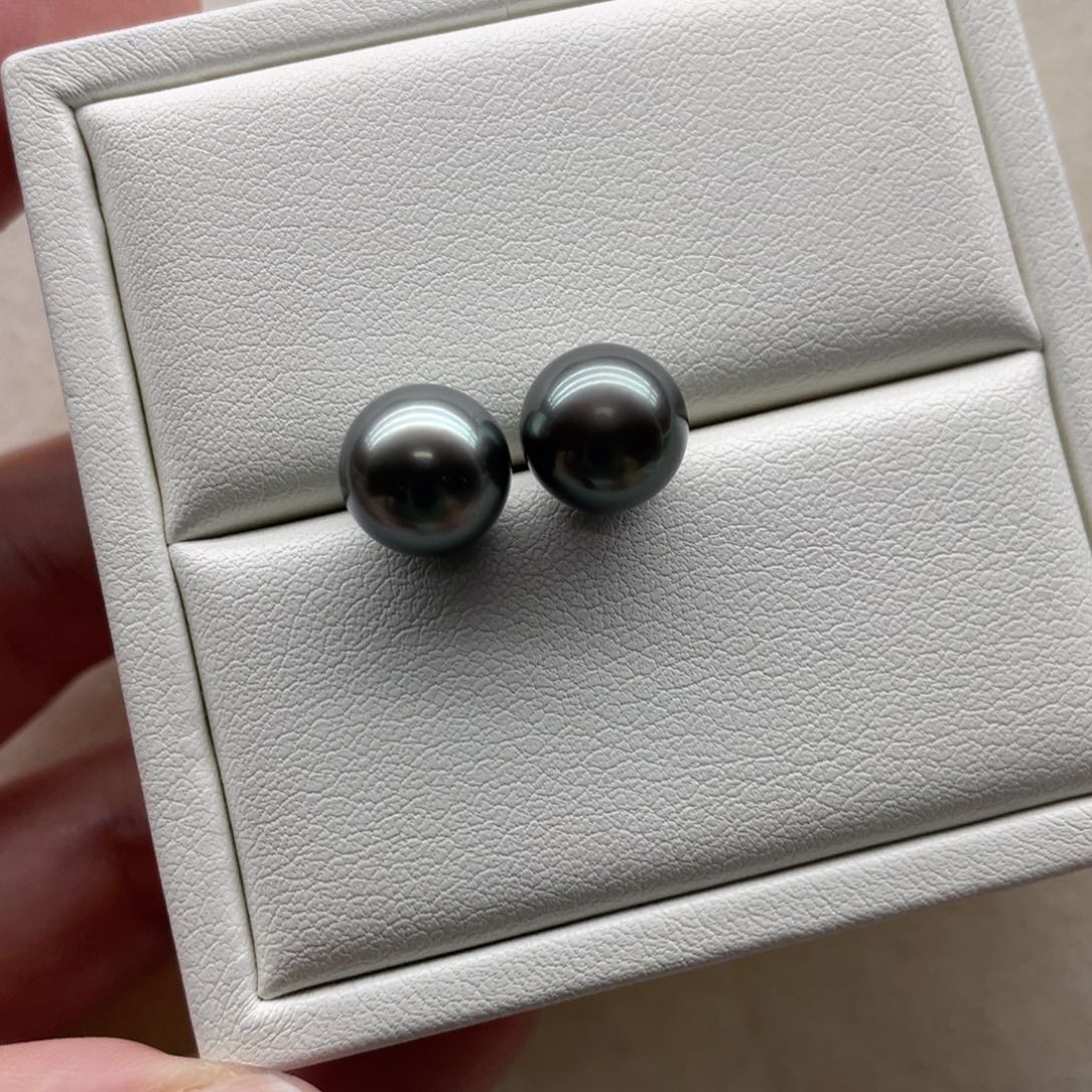 海水珍珠颈饰18K金镶嵌10-11mm