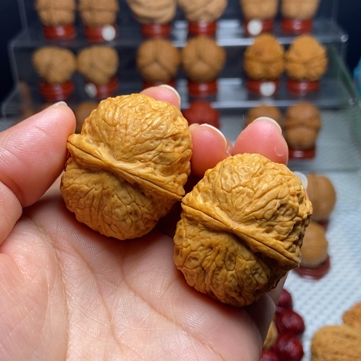 把件文玩核桃金馒头18