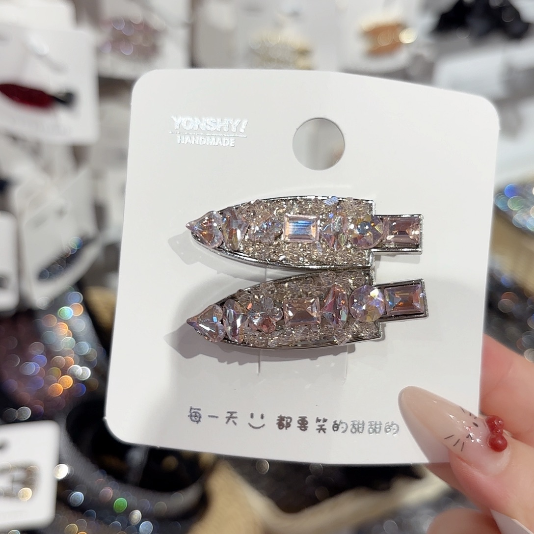 铁合金皮质发饰发夹