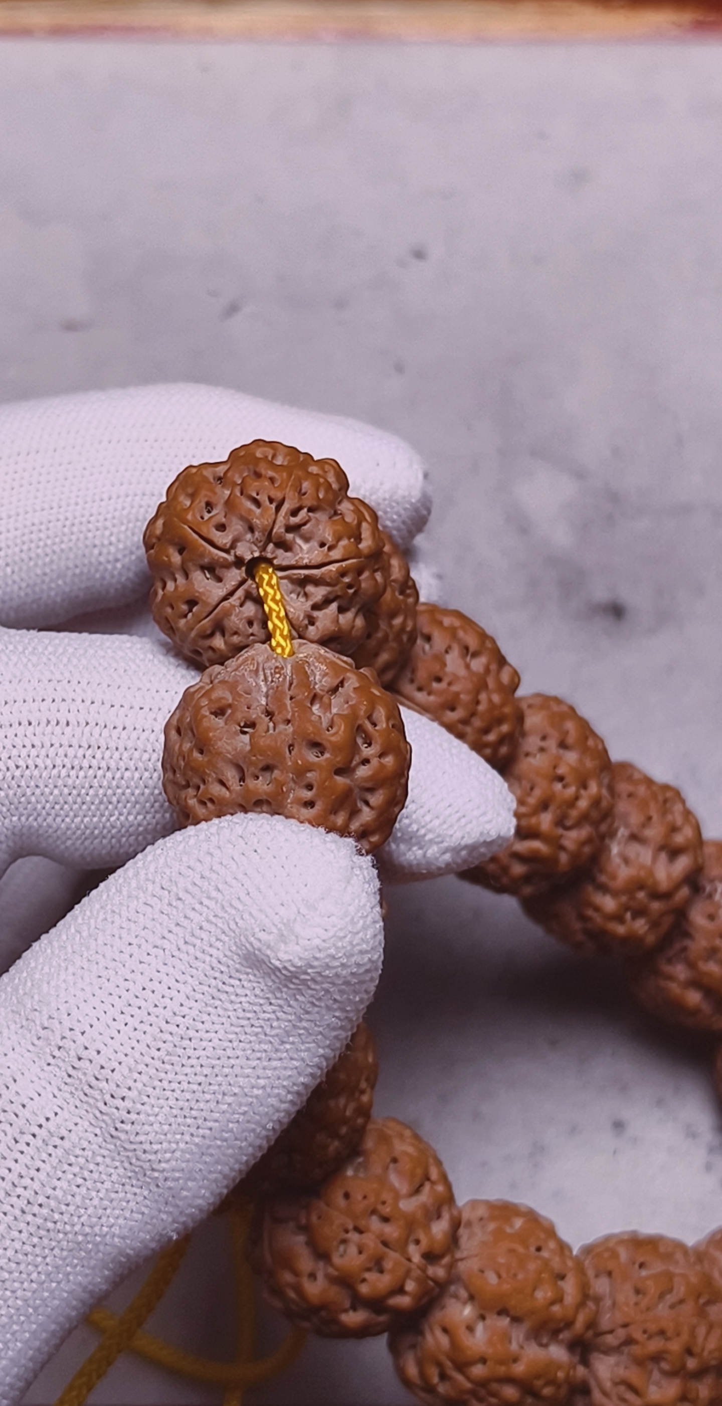 男款盘玩五星蜂王梅花双龙纹原生态