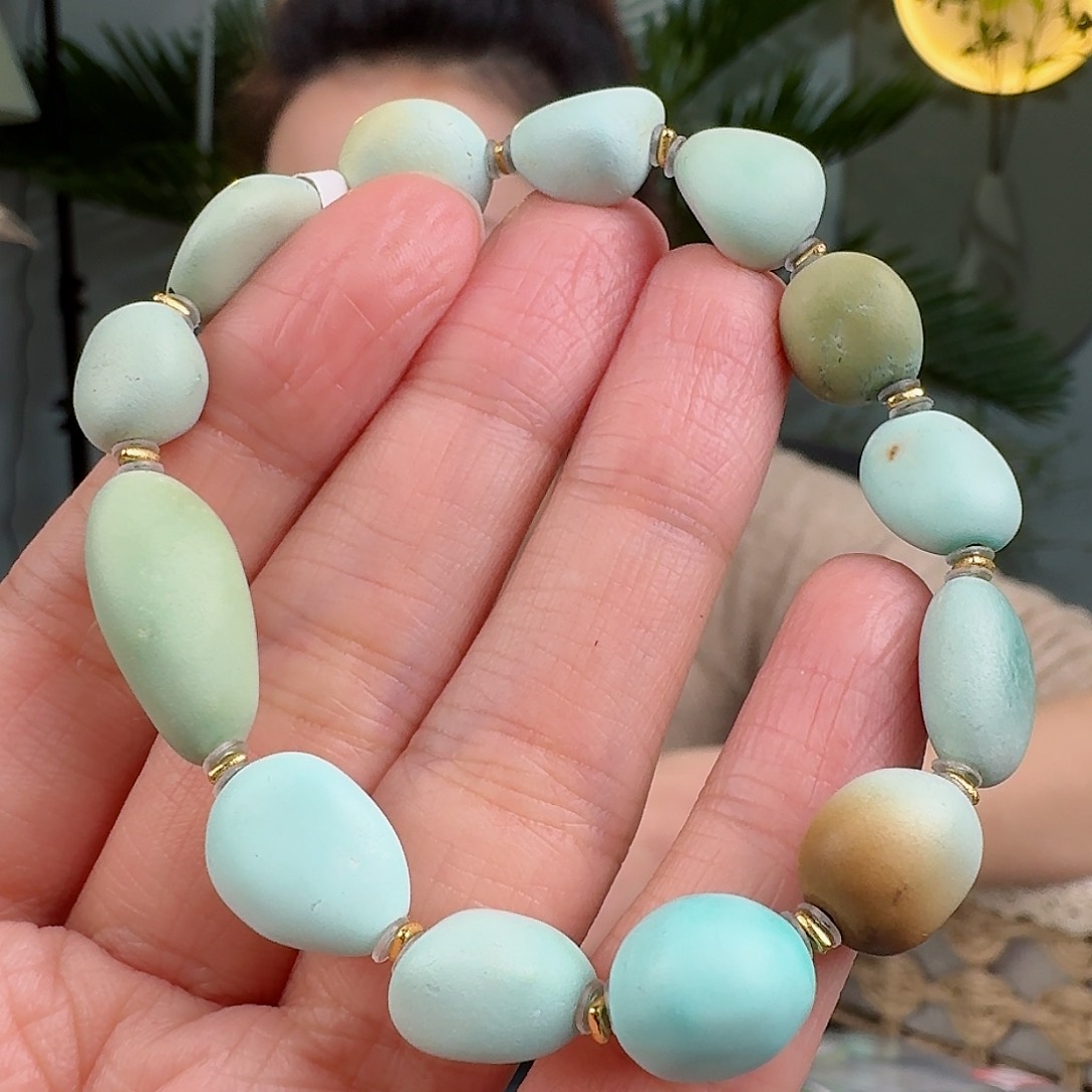 绿松石珠宝奇石未镶嵌