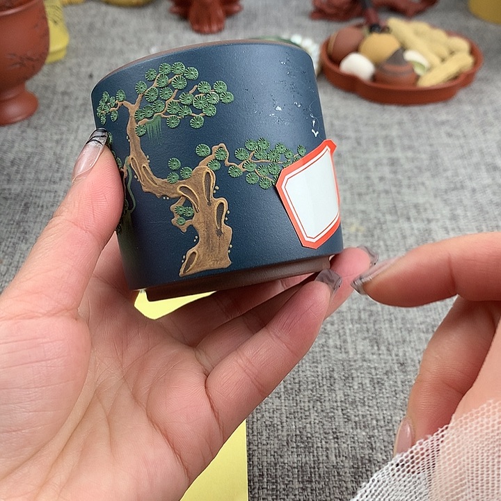 紫砂茶杯高端主人杯