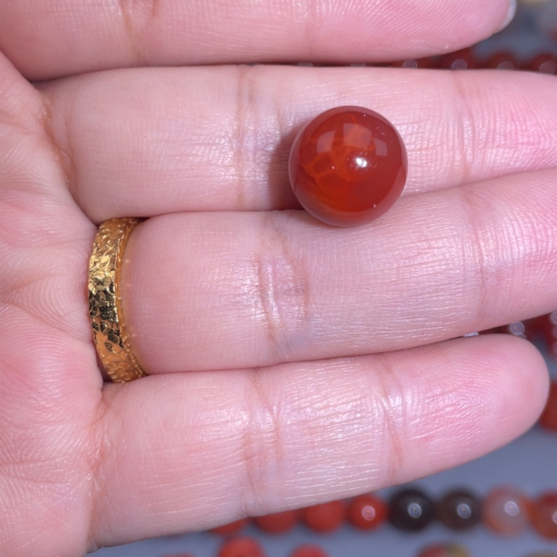 南红玛瑙圆珠12未镶嵌