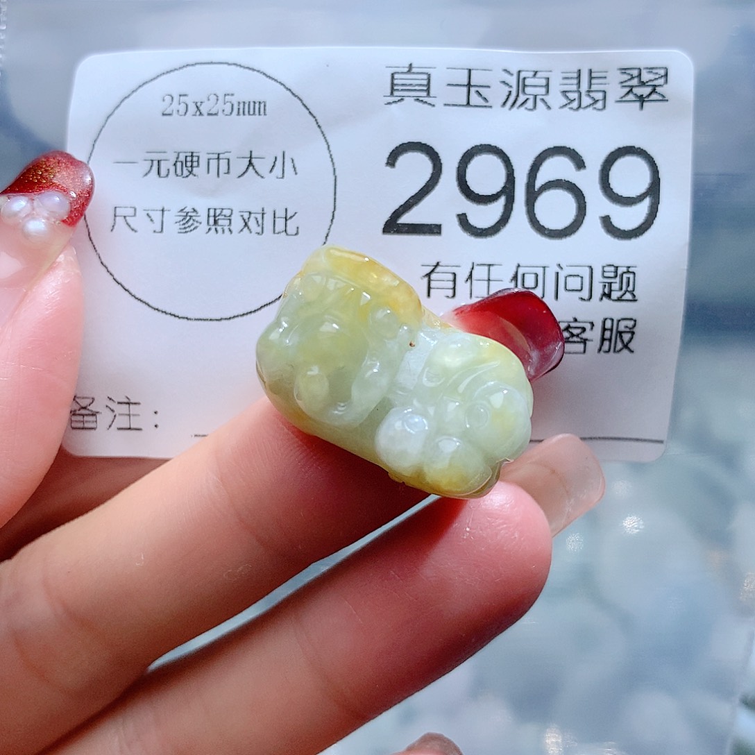 翡翠颈饰未镶嵌2969。